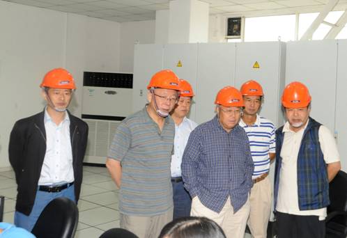2011年原广西壮族自治区王汉民副主席一行来凯发k8动力旅行交流